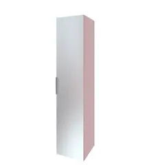 Korsbakken BIG H&#248;yskap m/speild&#248;r 35x35x160 cm, Dusty Pink