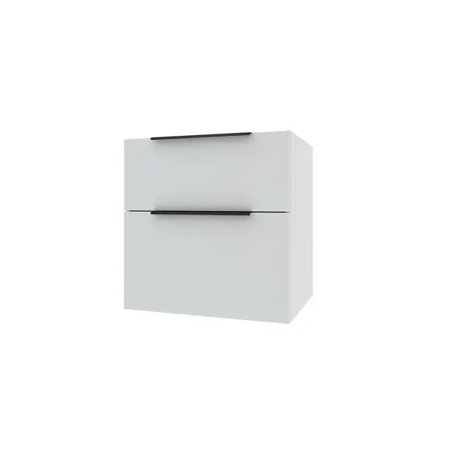 Korsbakken BIG Underskap, 2 skuffer 59x45,5x60 cm, Hvit Matt 