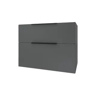 Korsbakken BIG Underskap, 2 skuffer 79x45,5x60 cm, Gr&#229; Matt