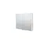 Korsbakken BIG Speilskap, 2 d&#248;rer 81x13,5x70 cm, m/LED-lys, Speil