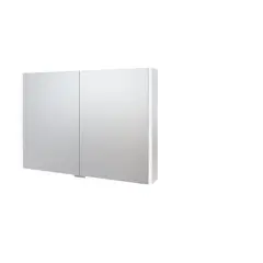 Korsbakken BIG Speilskap, 2 d&#248;rer 101x13,5x70 cm, m/LED-lys, Speil
