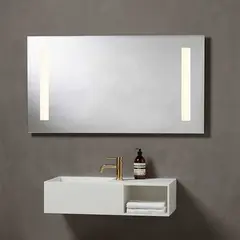 Korsbakken Speil med integrert lys 120x65 cm