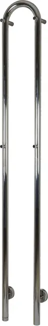 Kriss Duo Elektrisk Håndkletørker 1480x190 mm, Polert rustfritt stål 