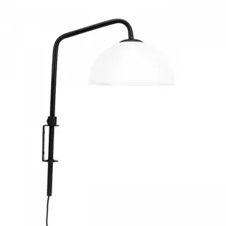 Dyberg Larsen Jazz Vegglampe Opal/Sort