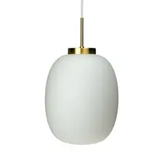 Dyberg Larsen Pendel DL39 Taklampe Opalglass, Opal/Messing