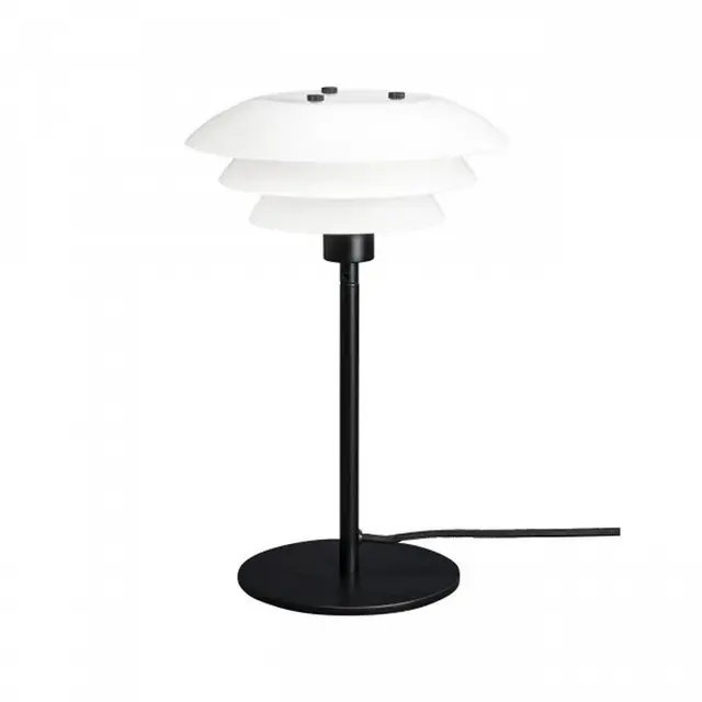 Dyberg Larsen DL20 Bordlampe Opal/Sort 