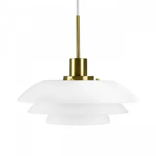 Dyberg Larsen Pendel DL Taklampe Opalglass, Opal/Messing