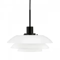 Dyberg Larsen Pendel DL Taklampe Opalglass, Opal/Sort