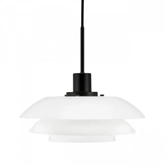 Dyberg Larsen Pendel DL Taklampe Opalglass, Opal/Sort 