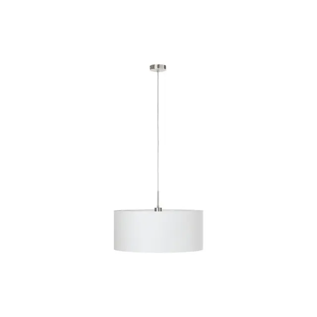 Eglo Pasteri Taklampe D53 cm, Hvit/Matt Nikkel 