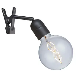 Halo Design Elegance Clip-On Bordlampe Sort