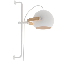 Halo Design D.C Wall Vegglampe Hvit/Tre