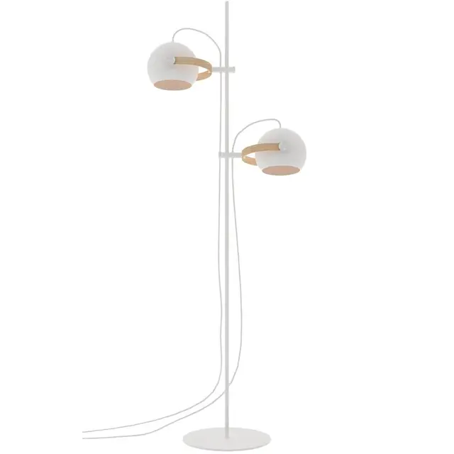 Halo Design D.C 2L Gulvlampe Hvit/Tre 