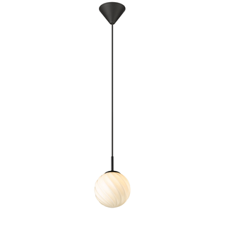 Halo Design Twist Ball Taklampe &#216;15 cm, Opal/Sort