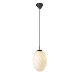 Halo Design Twist Egg Taklampe Opal/Sort