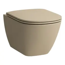 Laufen Lua Vegghengt toalett 52x36 cm, Rimless, Bahama beige
