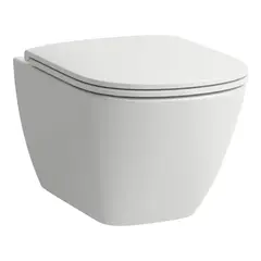 Laufen Lua Vegghengt toalett 52x36 cm, Rimless, Hvit med LCC