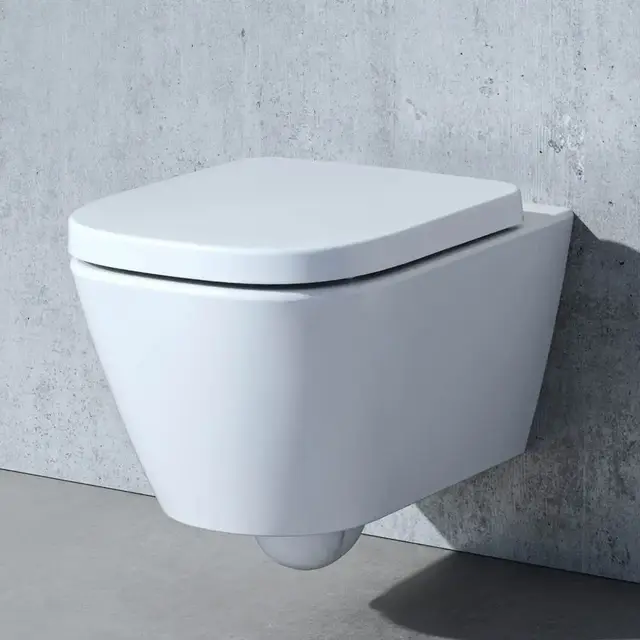 Laufen Meda Vegghengt toalett 54x36 cm, Rimless, Hvit 