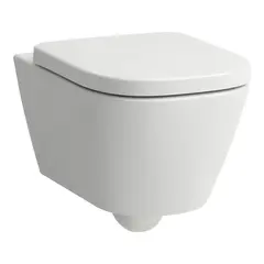 Laufen Meda Vegghengt toalett 54x36 cm, Rimless, Hvit med LCC