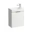 Laufen Base Servantskap med 1 d&#248;r 470x265 mm, H&#248;yrehengslet, Hvit Blank
