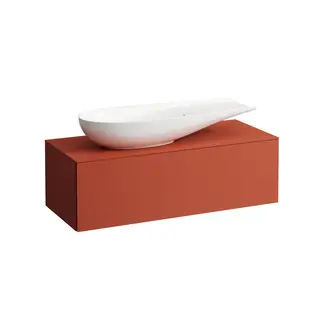 ILBAGNOALESSI Servantskap 1200 120x50 cm, 1 skuff, Terracotta