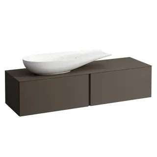 ILBAGNOALESSI Servantskap 1600 160x50 cm, 2 skuffer, Dark Brown