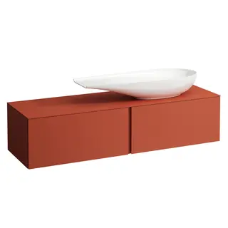 ILBAGNOALESSI Servantskap 1600 160x50 cm, 2 skuffer, Terracotta