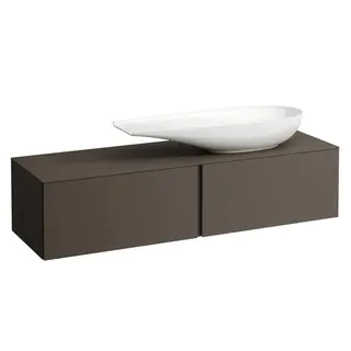 ILBAGNOALESSI Servantskap 1600 160x50 cm, 2 skuffer, Dark Brown