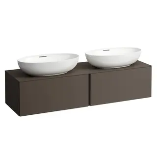 ILBAGNOALESSI Servantskap 1600 160x50 cm, 2 skuffer, Dark Brown