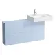 Laufen Kartell Sidebord med 1 d&#248;r 1200x610 mm, Gr&#229; Bl&#229;