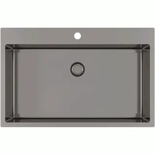 Lavabo Galaxy Kj&#248;kkenvask 790x510 mm, Gunmetall