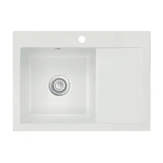 Lavabo Mera 70 Kj&#248;kkenvask 700x510 mm, Hvit