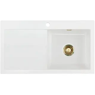 Lavabo Mera 90 Kj&#248;kkenvask 900x510 mm, Hvit