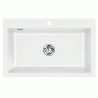 Lavabo Mera 80 Kj&#248;kkenvask 800x510x200 mm, Hvit