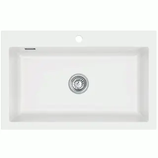 Lavabo Mera 80 Kj&#248;kkenvask 800x510x200 mm, Hvit