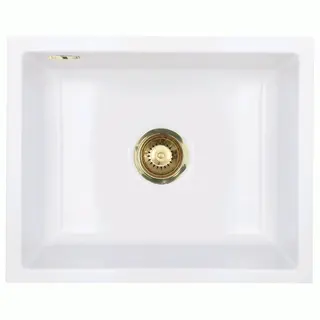 Lavabo Mera 50 U Kj&#248;kkenvask 551x441x200 mm., Hvit