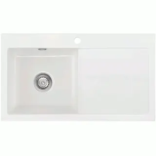 Lavabo Mera 90 Kj&#248;kkenvask 900x510 mm, Hvit