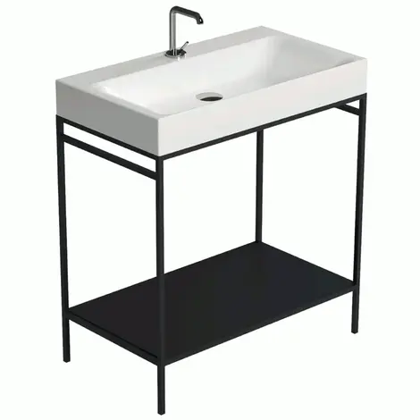 Lavabo Cento 100 Gulvst&#229;ende Konsoll 1000x440x780 mm, Sort Matt