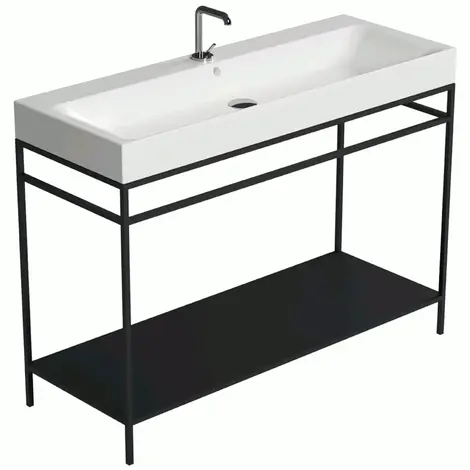 Lavabo Cento 120 Gulvst&#229;ende Konsoll 1200x440x780 mm, Sort Matt