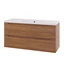 Linn Bad Emma Servantskap, 2 Skuffer 120x45,7x57 cm, Venstre, Eik