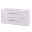Linn Bad Hilde M&#248;belpakke, 2 skuffer 120x46x59,8 cm, med servant, Hvit Matt