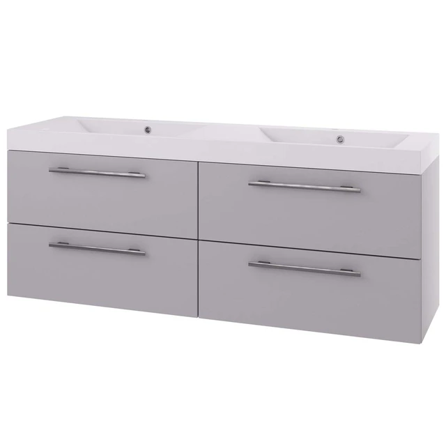 Linn Bad Ingrid Servantskap, 2 skuffer 100x45,3x57 cm, Senter, Lys Eik 
