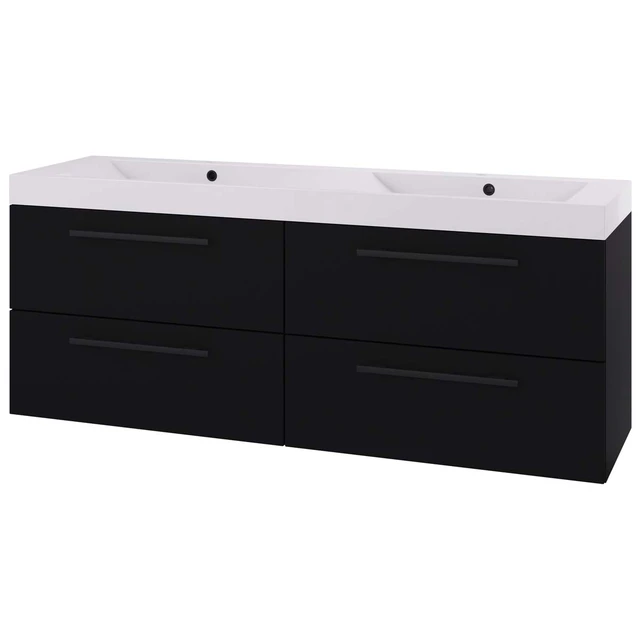 Linn Bad Ingrid Servantskap, 2 skuffer 100x45,3x57 cm, Senter, Lys Eik 