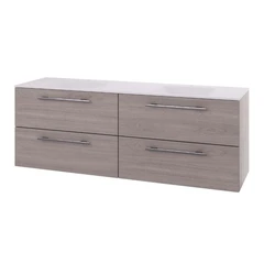 Linn Bad Ingrid Servantskap, 4 skuffer 160x45,3x57 cm, Dobbel, Lys Eik