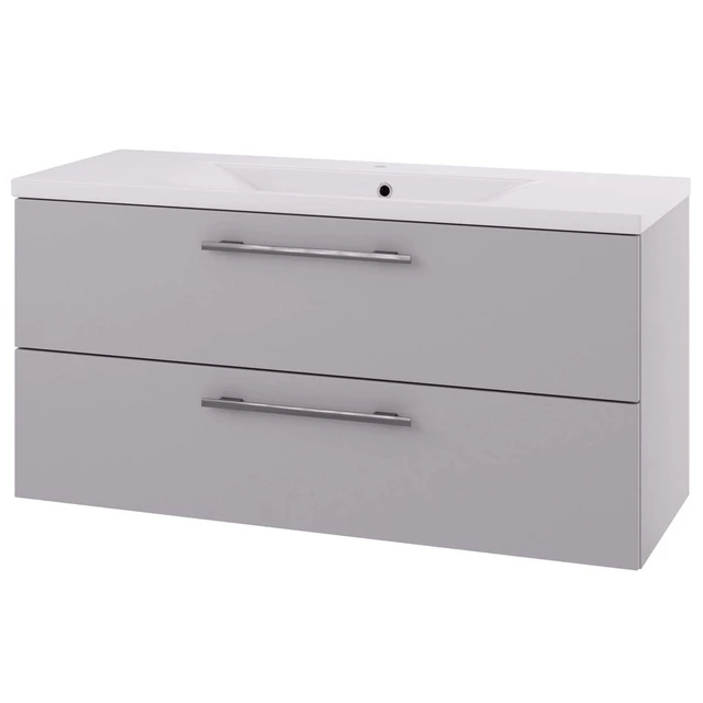 Linn Bad Ingrid Servantskap, 4 skuffer 160x45,3x57 cm, Dobbel, Lys Eik 
