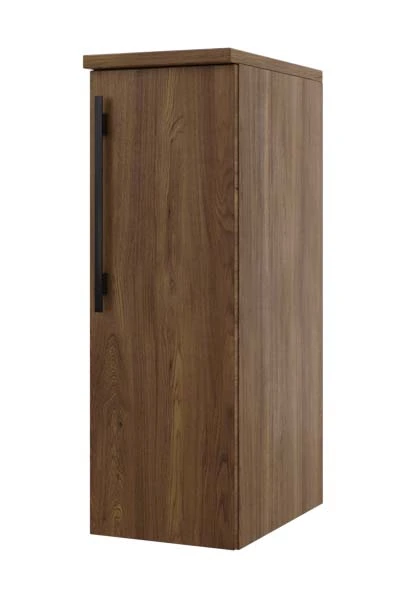 Linn Bad Ingrid Smal Sideskap 30x35,3x87,8 cm, Vendbar, Mørk Eik 