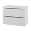 Linn Bad Mari Servantskap, 2 skuffer 80x45,6x57 cm, Senter, Hvit Matt