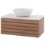 Linn Bad Selma Servantskap, 1 Skuff 80x45,7x33,4 cm, Senter, Eik