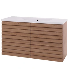 Linn Bad Selma Servantskap, 2 Skuffer 120x45,7x66,8 cm, Senter, Eik