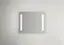 Linn Bad Hilde Speil, m/LED-lys 80x3,5x65 cm, S&#248;lv